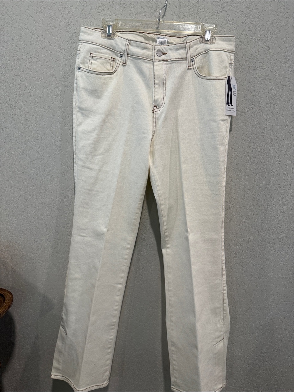 Time and Tru Off-White Boot Cut Women's Jeans